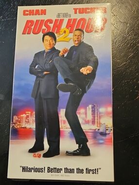 VHS Rush Hour 2 Video Cassette Tape - Used